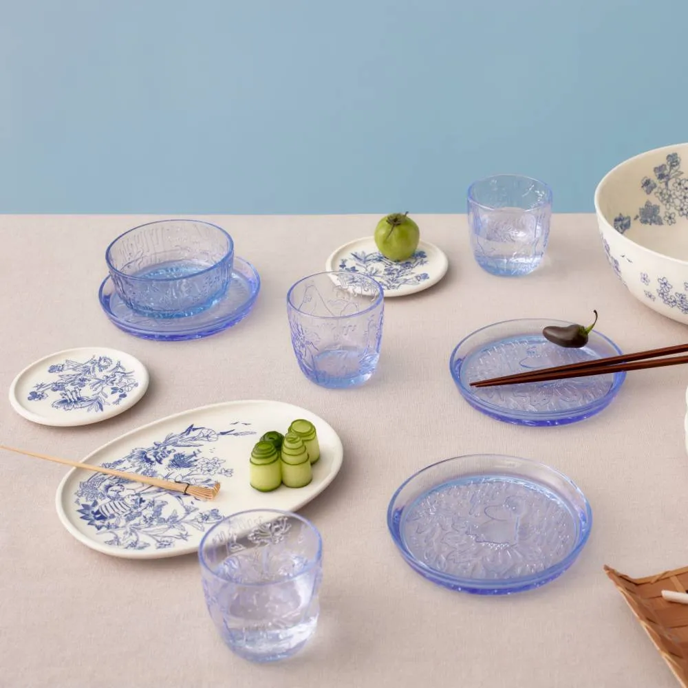 Moomintroll Mystical Forest assiette verre 155 mm