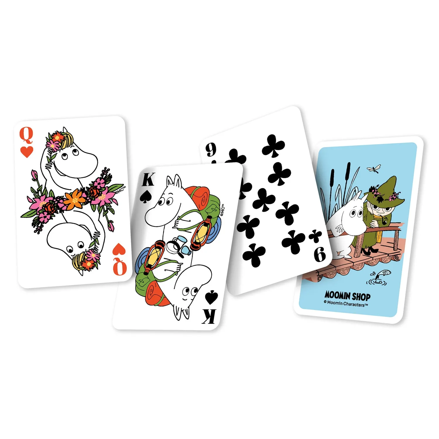 Moomintroll & Snufkin jeu de 55 cartes pont