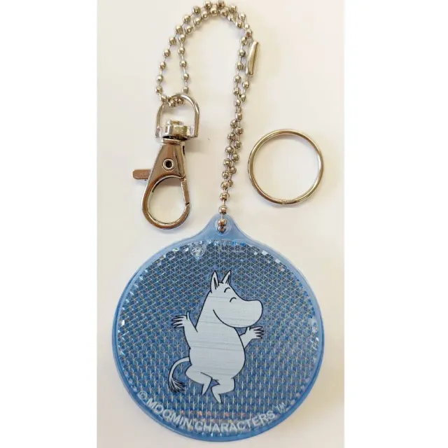 Moomintroll Reflector Round réflecteur bleu réfléchissant