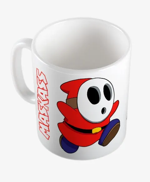 Pixgoodies Mario Maskass mug céramique costume rouge