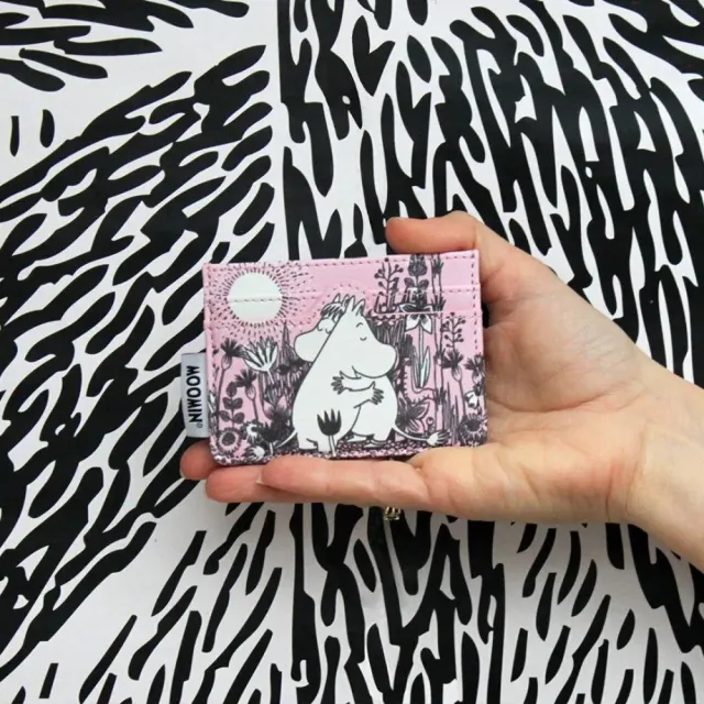 Moomintroll Love porte-cartes rose PVC