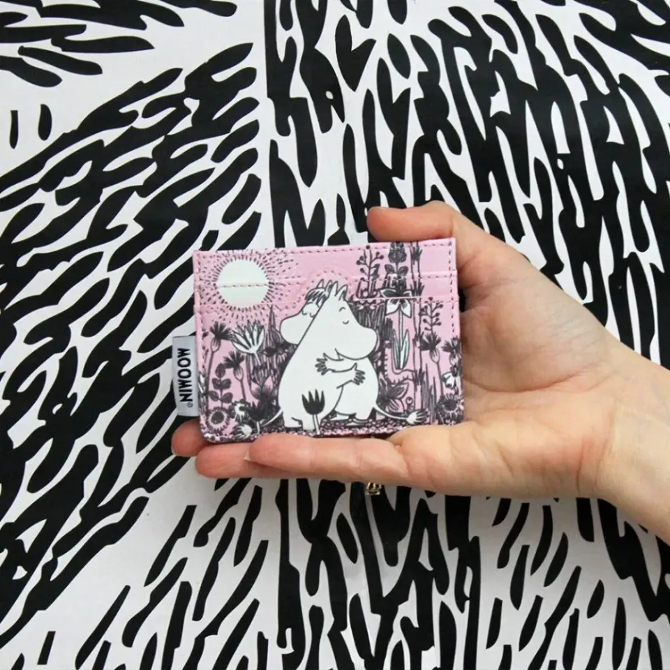 Moomintroll Love porte-cartes rose PVC