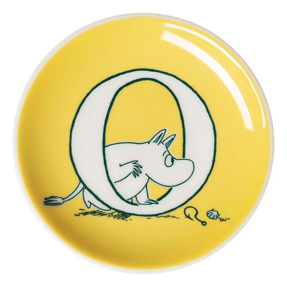 Moomintroll ABC assiette mini porcelaine 10,5 cm