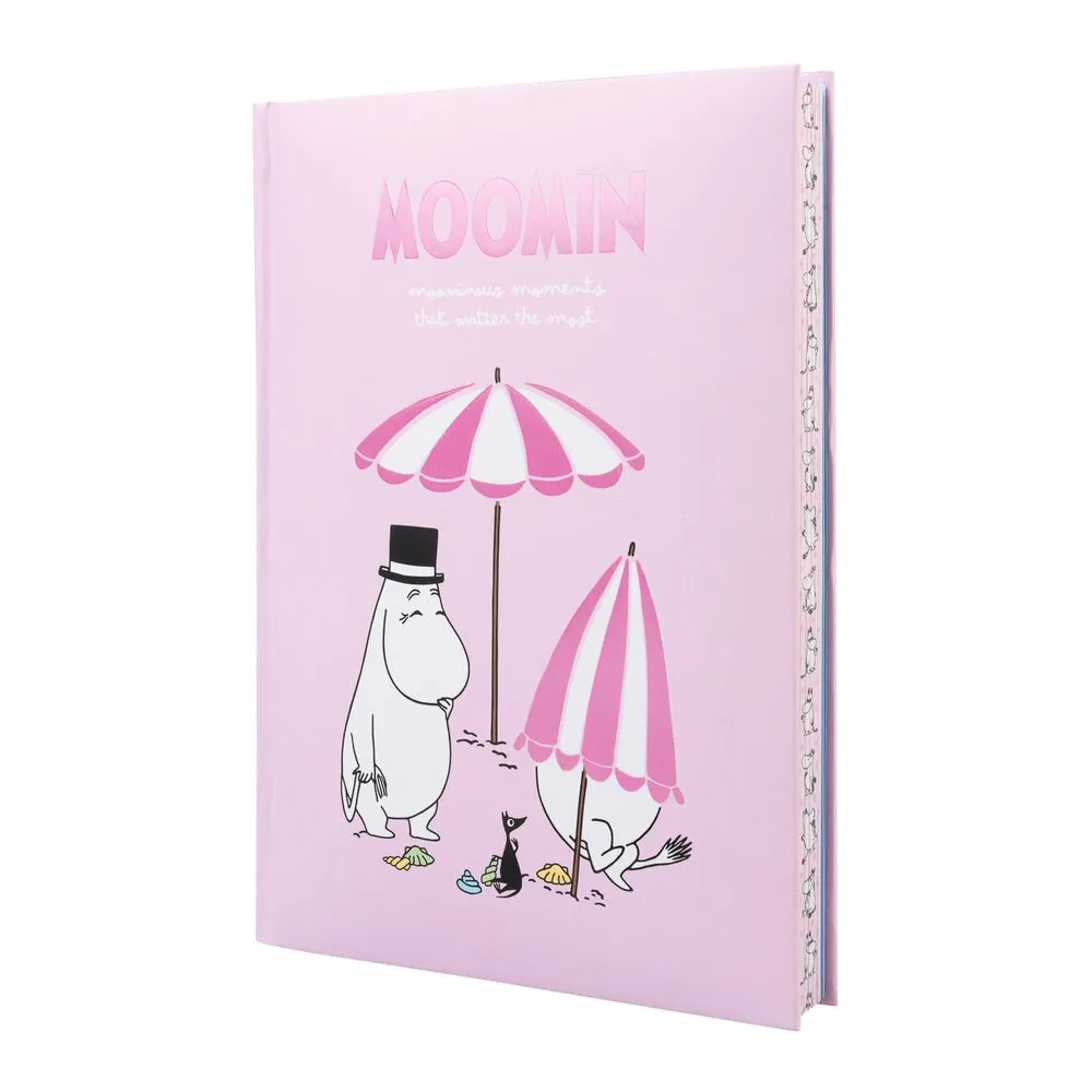 Moomintroll Beach carnet A5 rose 192 pages