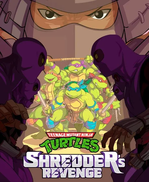 Pixgoodies Tortues Ninja Shredder's Revenge mug céramique pixel