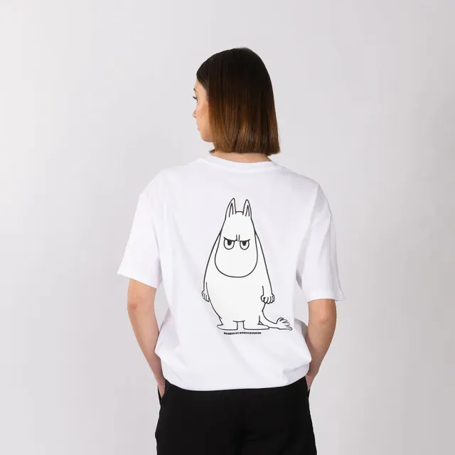 Moomintroll Angry Moomintroll t-shirt blanc coton