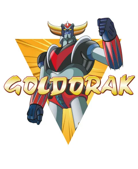 Pixgoodies Goldorak puissance du fulguropoing t-shirt coton
