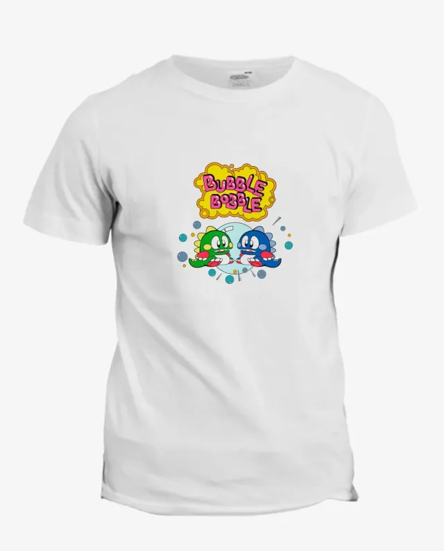 Pixgoodies Bubble Bobble t-shirt coton dragons