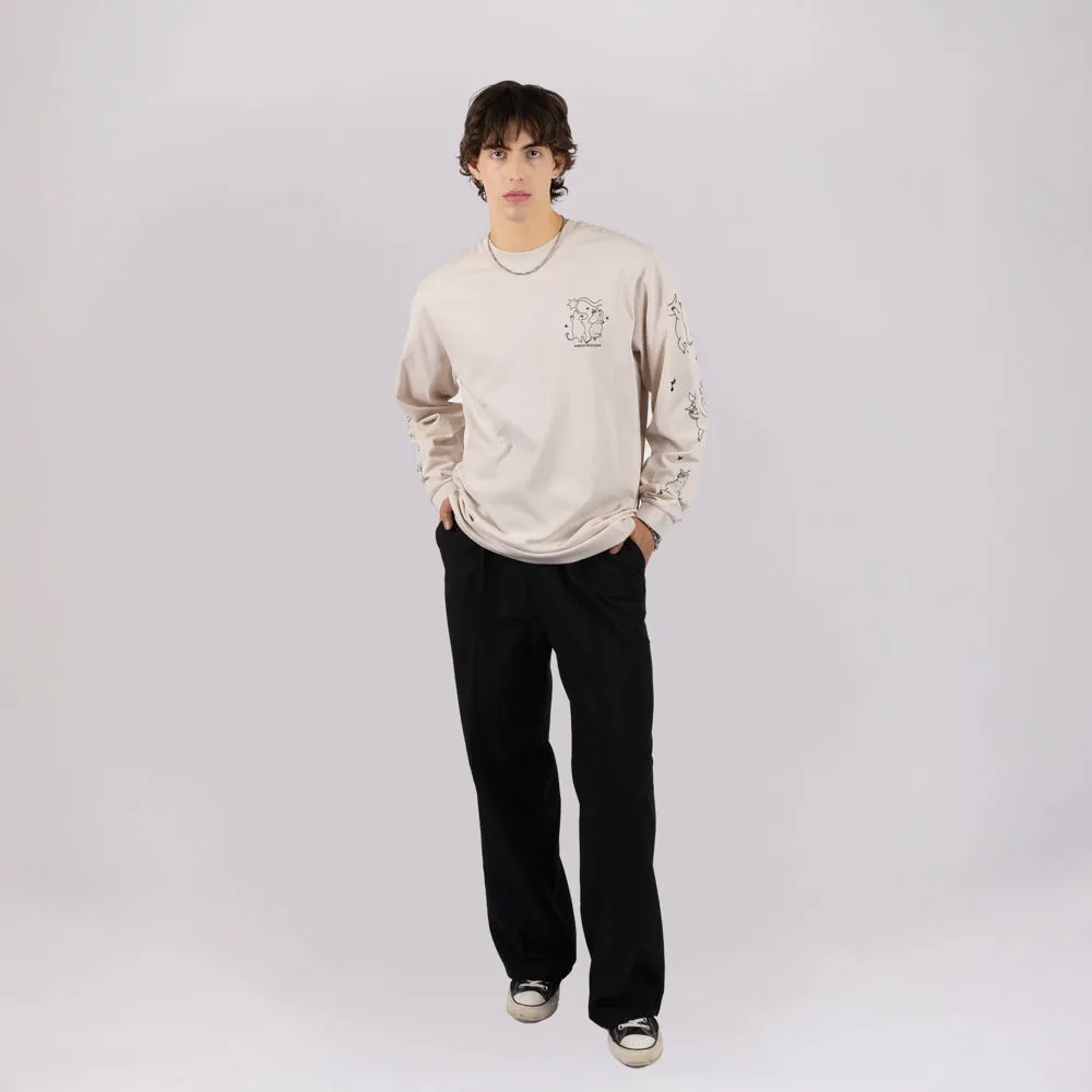 Moomintroll Comet Longsleeve écru coton bio