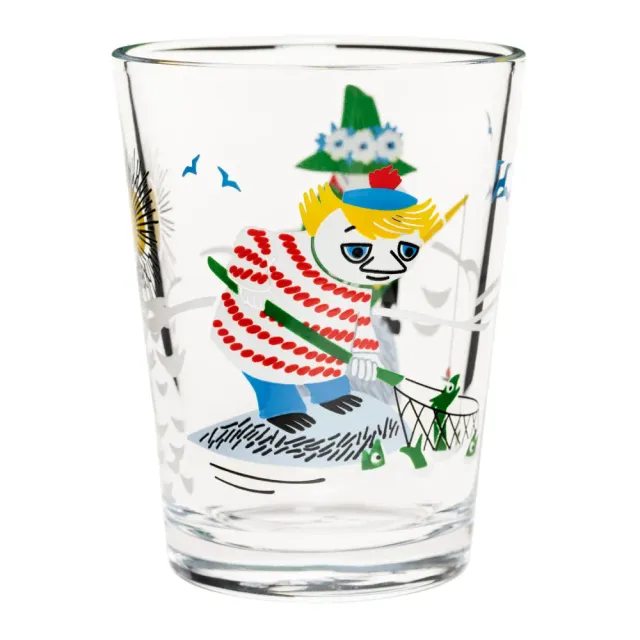 Moomintroll Moomin Fishing verre 22 cl en verre empilable