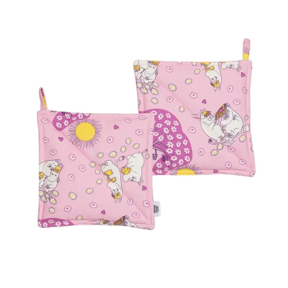 Moomintroll Sweethearts maniques roses lot de 2