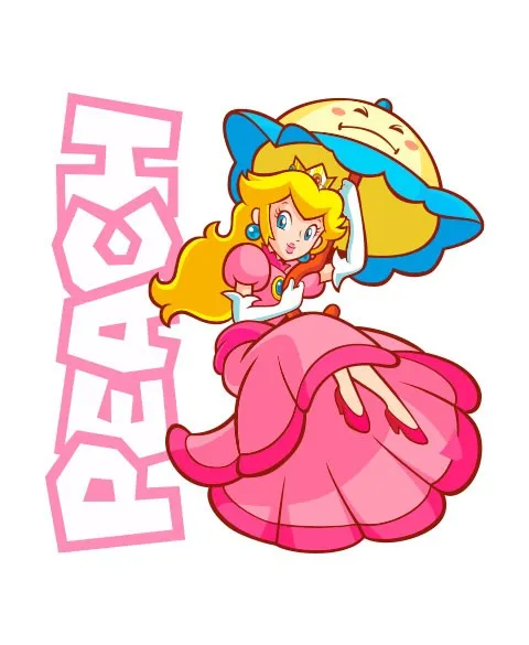 Pixgoodies Mario Peach mug céramique princesse
