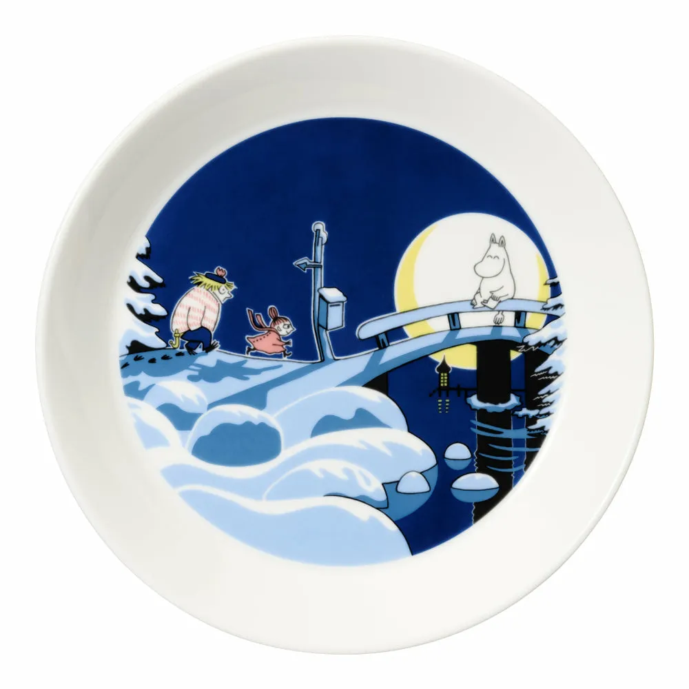 Moomintroll Collector's Edition 2022 assiettes Office Winternight x2