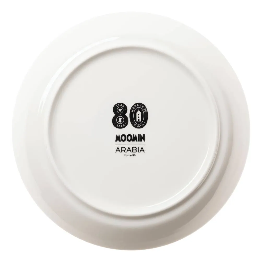 Moomintroll Family Time assiette 19 cm retrouvailles