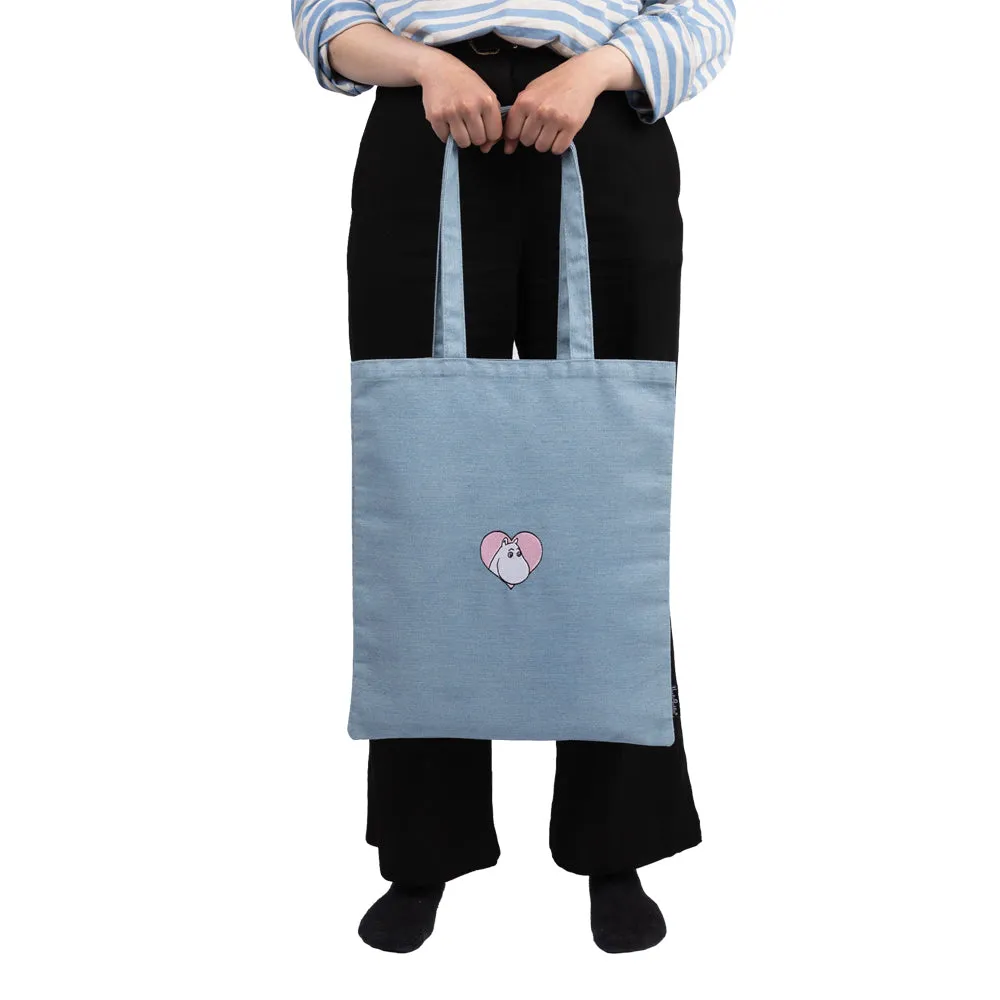 Moomintroll Love tote bag coton 38x42 cm