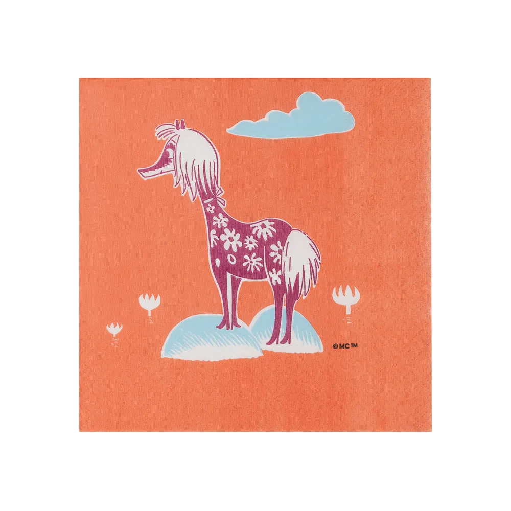 Moomintroll Under The Umbrella Moomin Under The Umbrella serviette papier rouge 33 cm