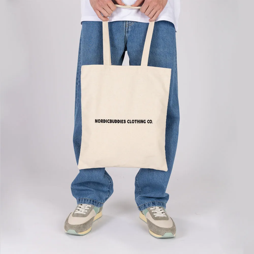 Moomintroll Butt tote bag blanc 38x42 cm coton