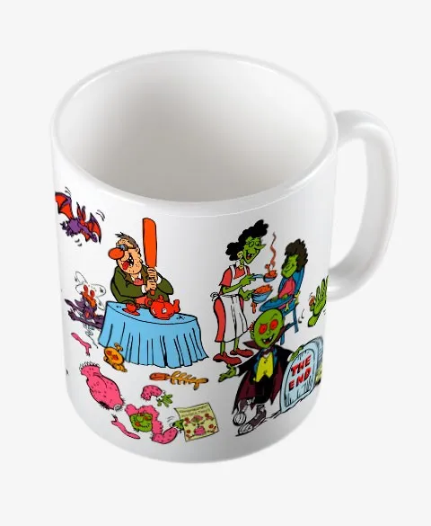 Pixgoodies Draculito Little Drac et sa famille mug céramique
