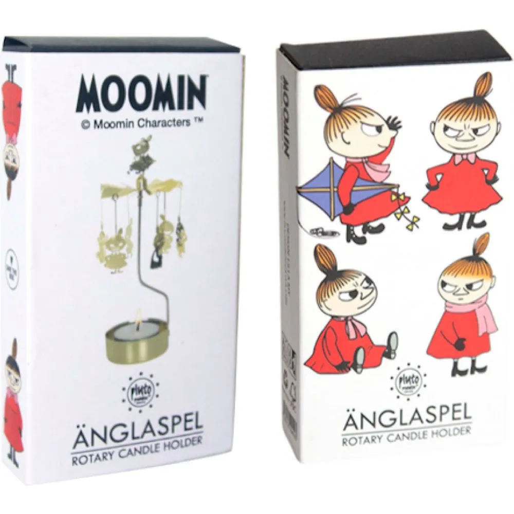 Moomintroll Little My bougeoir rotatif doré métal