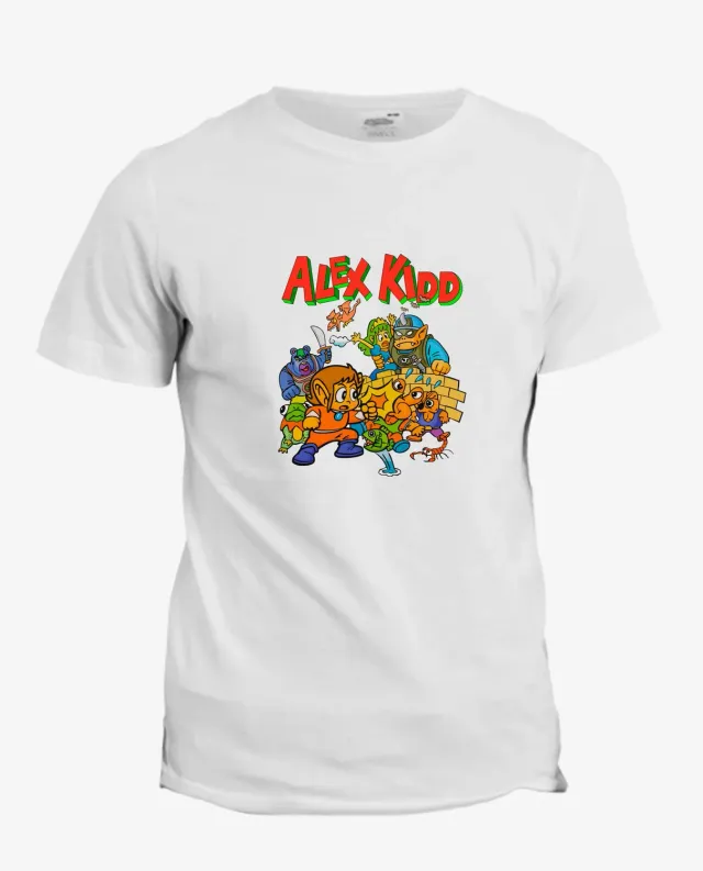 Pixgoodies Alex Kidd Rétro aux origines t-shirt coton