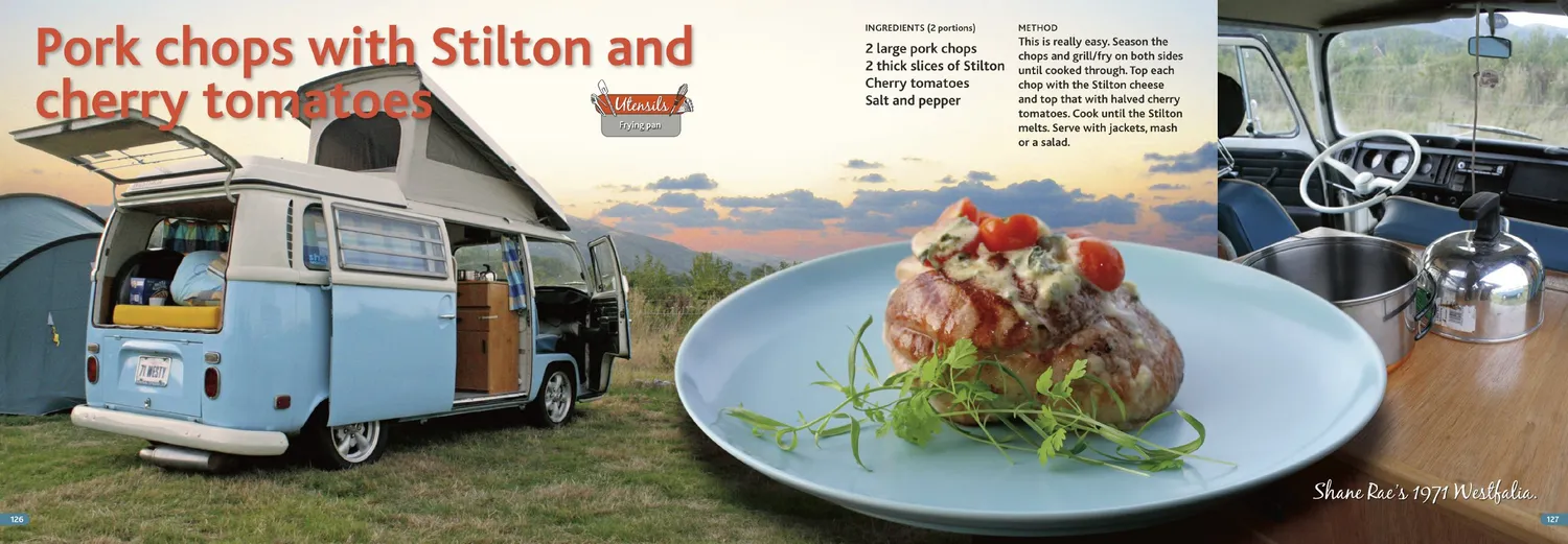 Brisa VW Camper Cookbook Livre Recettes Anglais 80 Recettes