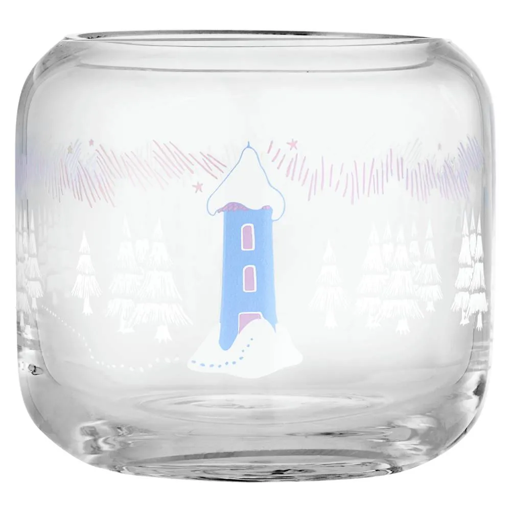 Moomintroll Frosty Day photophore verre 8 cm