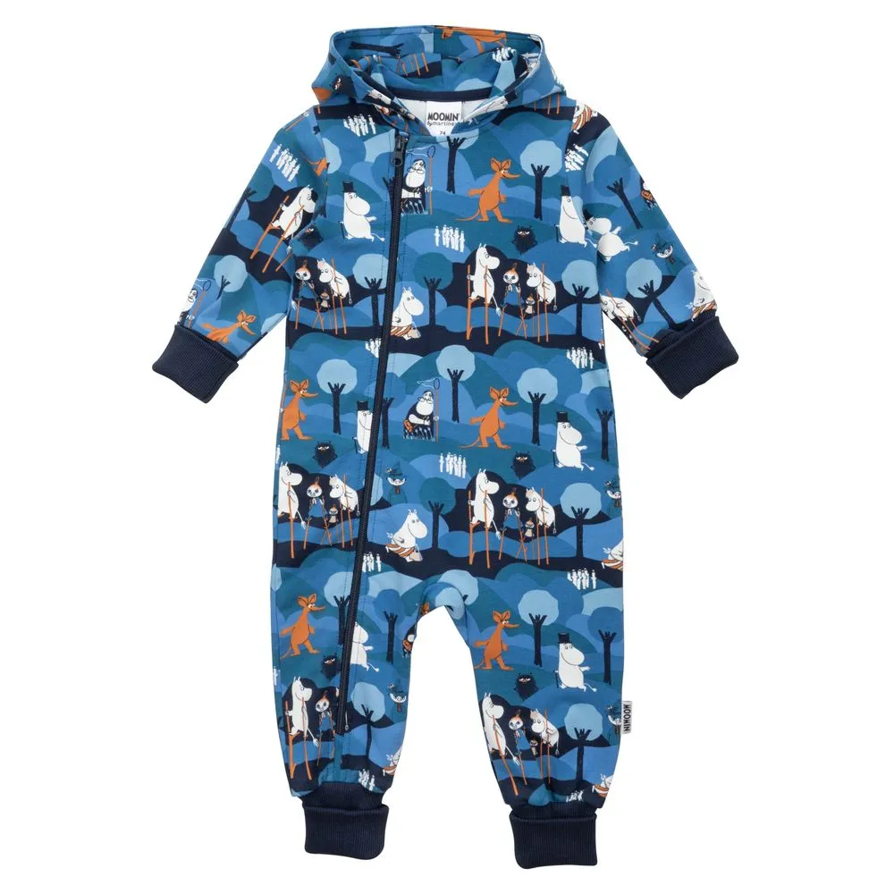 Moomintroll Moomin Adventure combinaison bébé bleue en coton