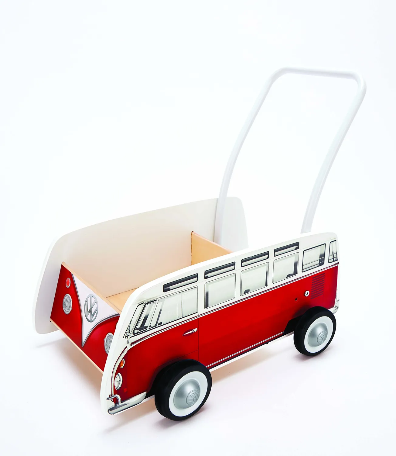Brisa VW T1 Combi trotteur bébé en bois chariot marche