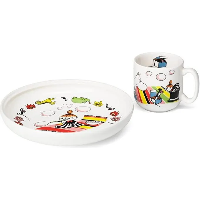 Moomintroll Little My coffret vaisselle enfant 2 pièces