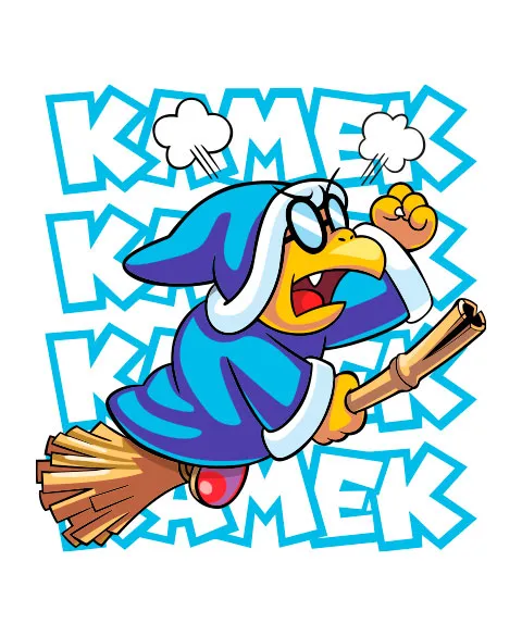 Pixgoodies Mario Kamek t-shirt coton ennemi