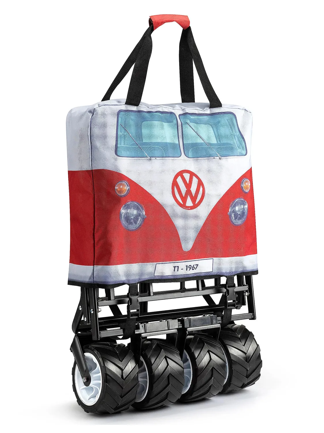 Brisa VW Collection T1 Bus Combi chariot pliable VW T1 rouge blanc