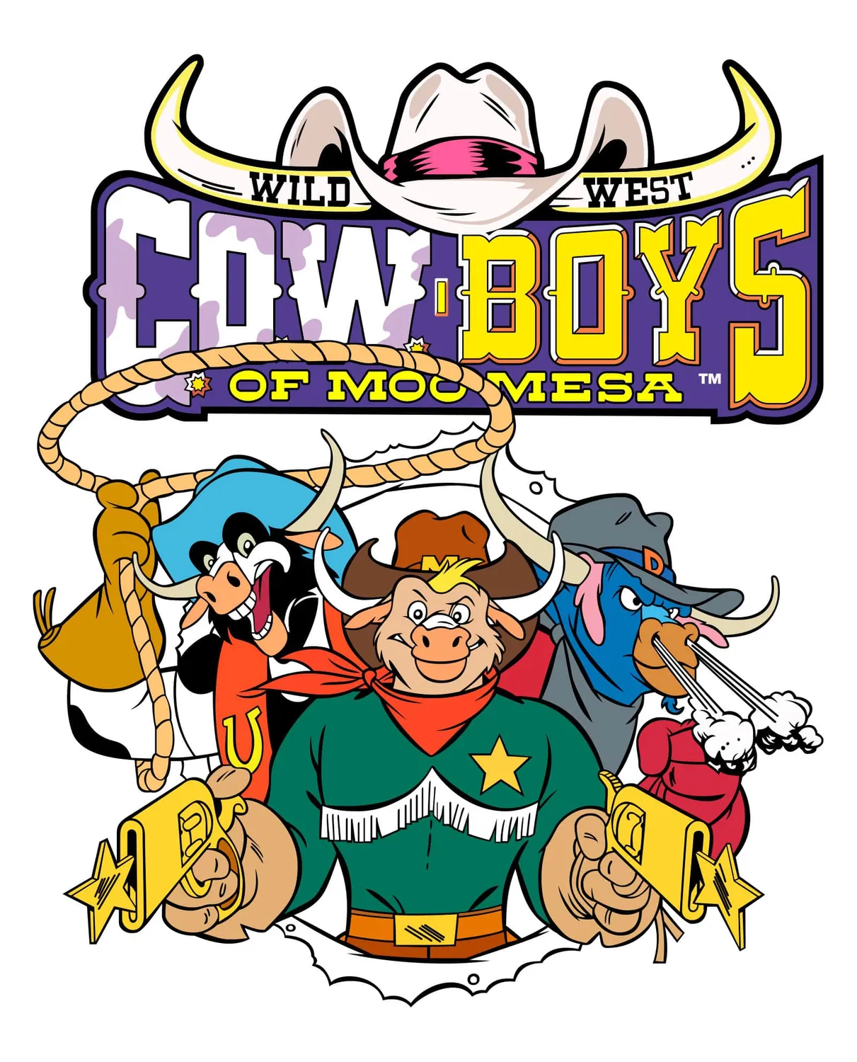 Pixgoodies Cow-Boys de Moo Mesa mug céramique