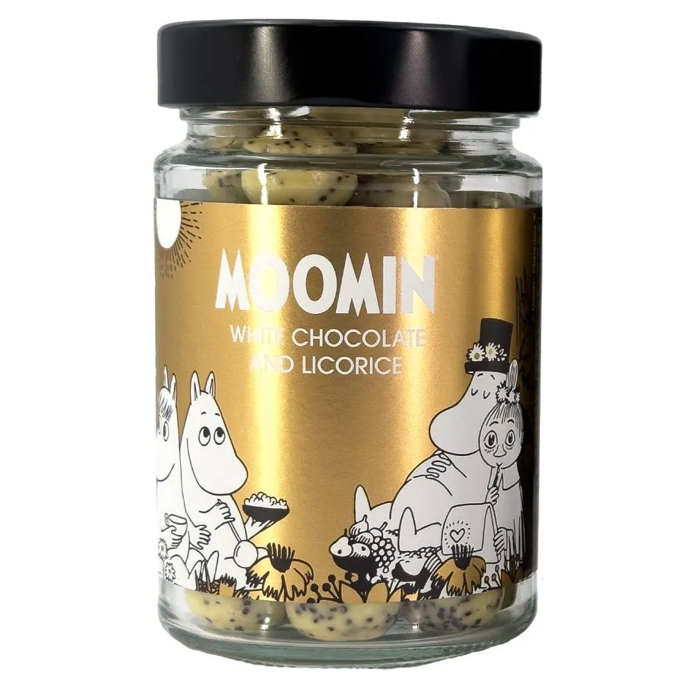 Moomintroll réglisse enrobée 170 g