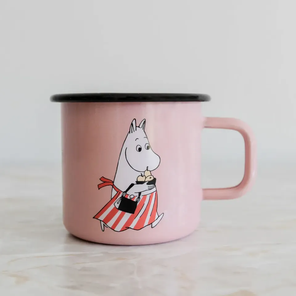 Moomintroll Moominmamma Retro mug rose 37 cl