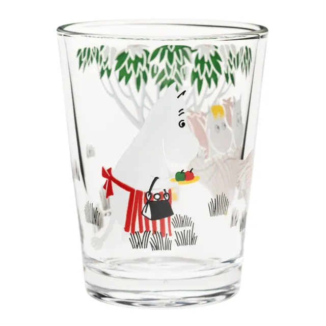 Moomin Relaxing verre 22 cl en verre empilable