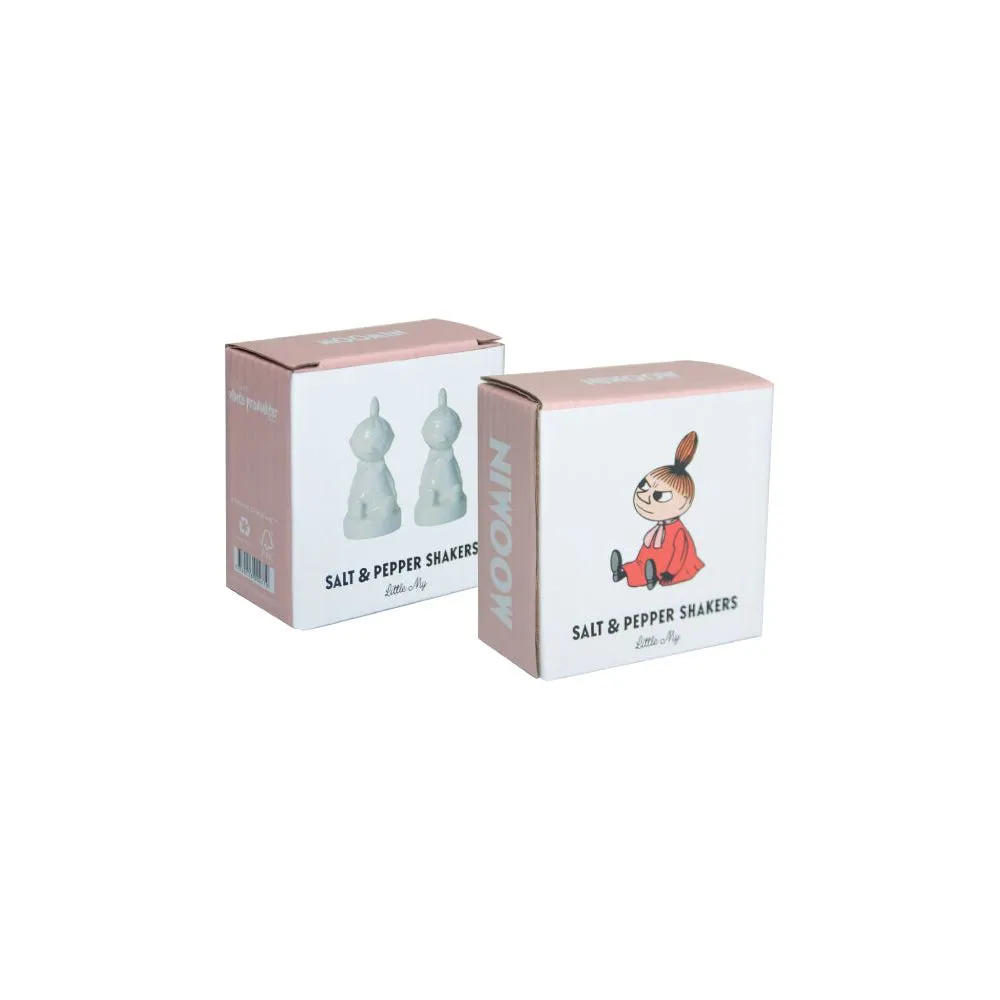 Moomintroll Little My salières céramique blanc lot 2