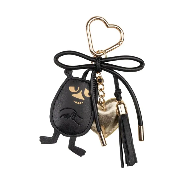 Moomintroll Stinky Heart Bag Charm porte-sac noir