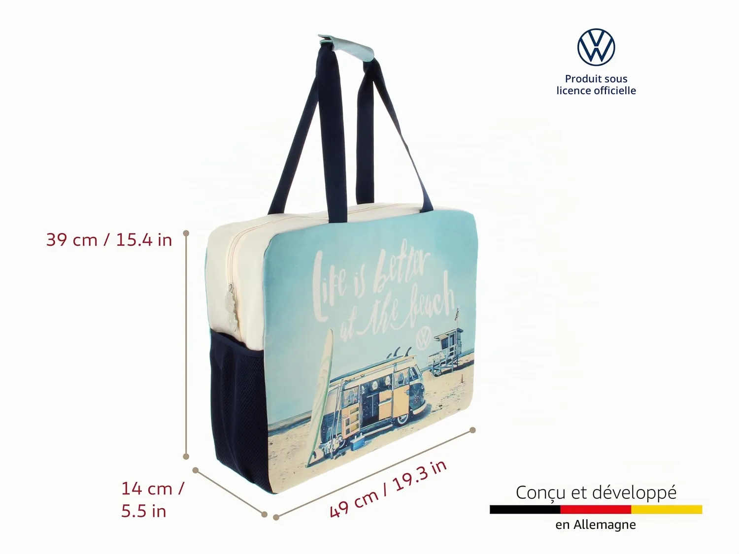 Brisa VW Collection T1 Bulli sac de plage polyester