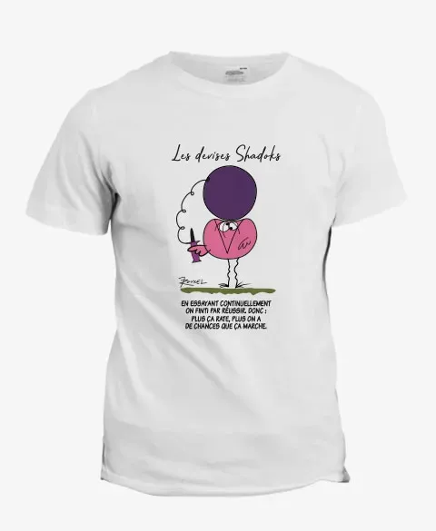 Pixgoodies Les Shadoks rater c’est réussir ! t-shirt