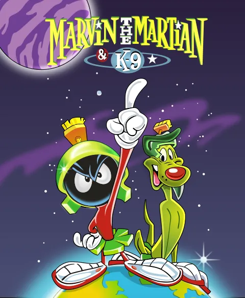 Pixgoodies Looney Tunes Marvin le Martien et K9 mug céramique