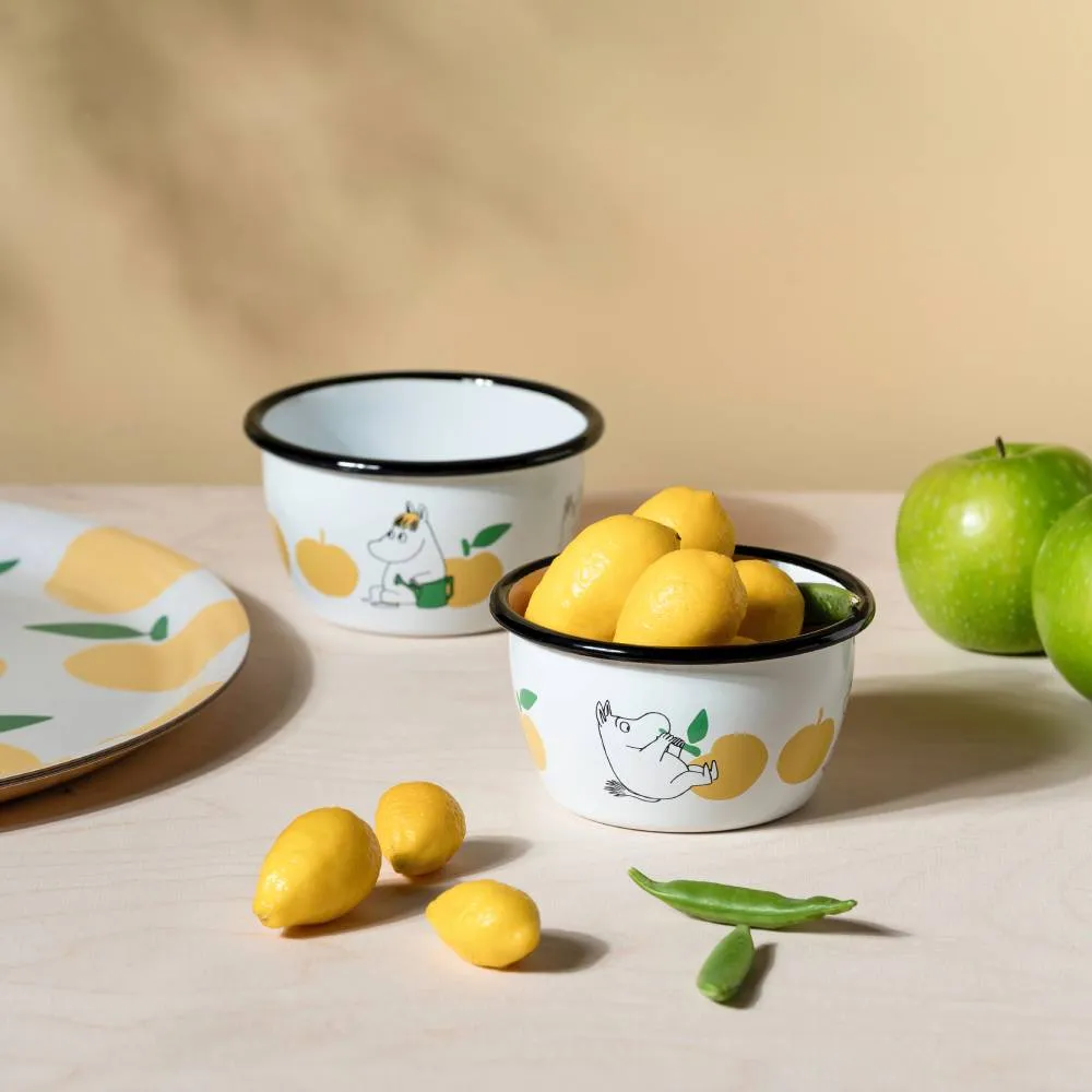 Moomintroll Joyfull Apples plateau rond bouleau