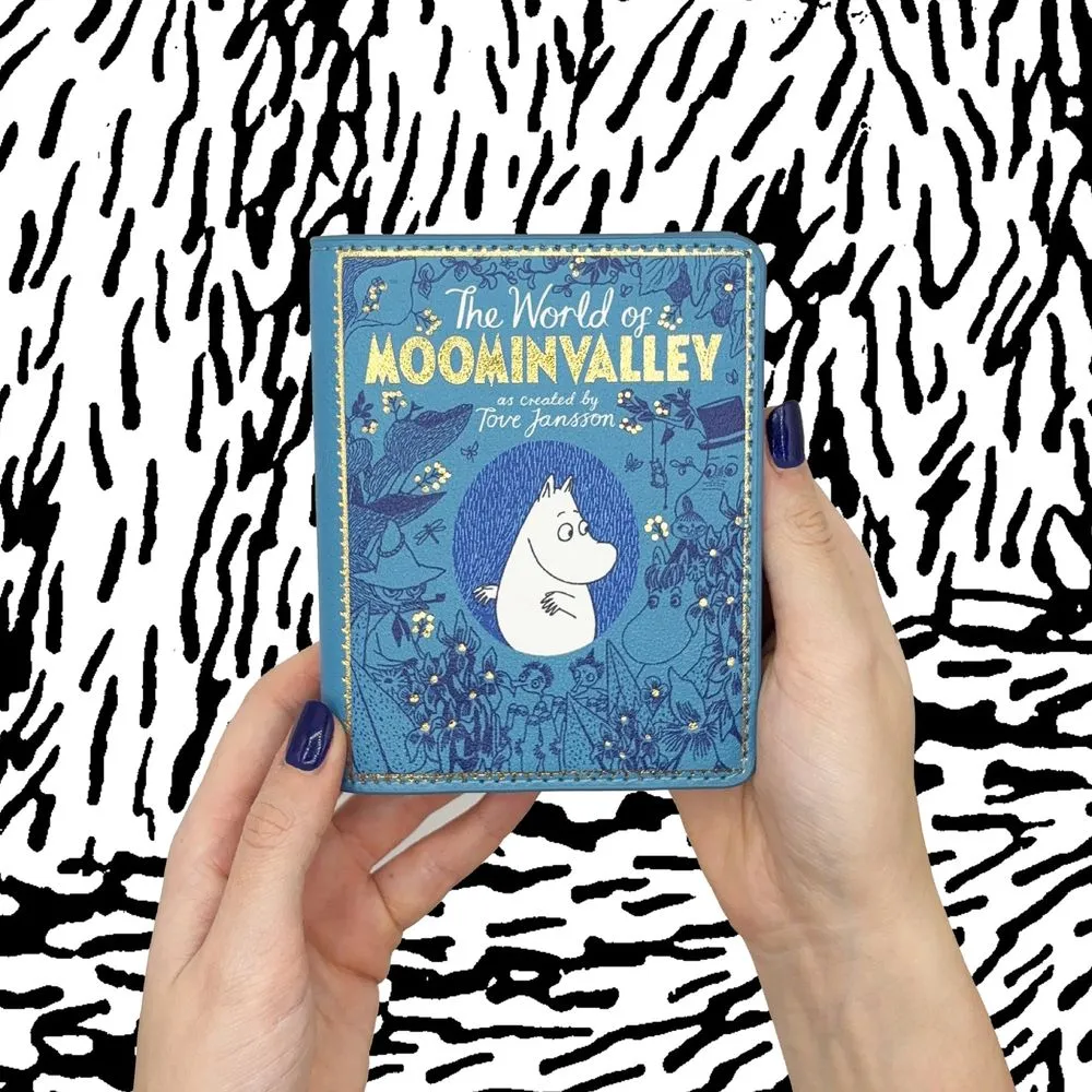 Moomintroll The World of Moominvalley portefeuille bleu zippé