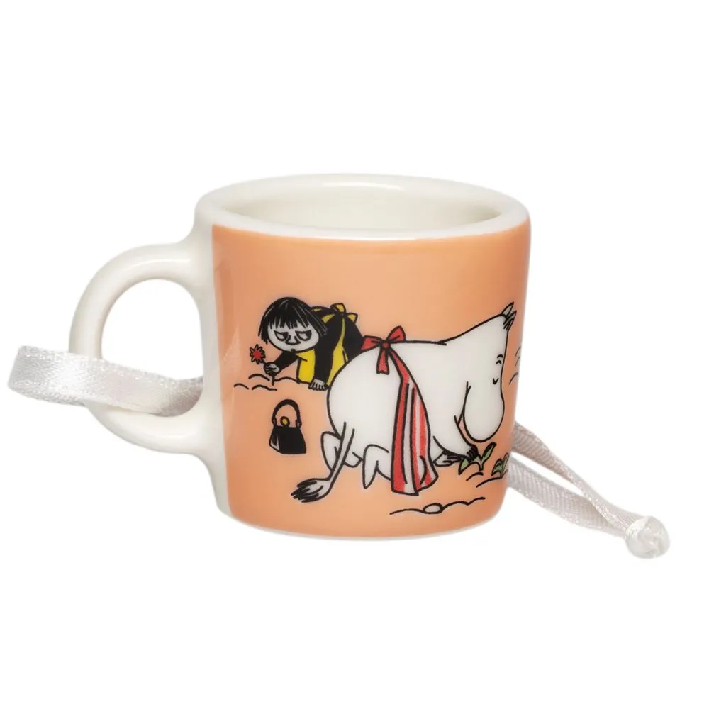 Moomintroll Moominmamma mini mug pêche vitroporcelaine