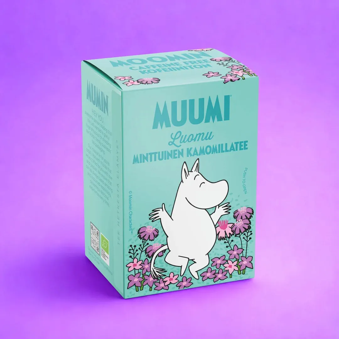 Moomintroll Organic Mint Chamomile thé bio menthe 20 sachets