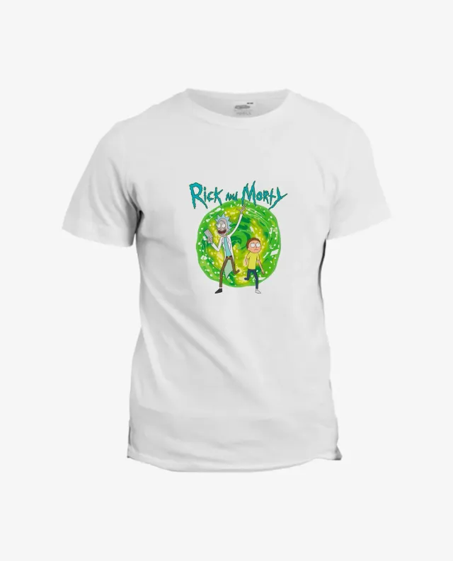 Pixgoodies Rick et Morty dessin animé t-shirt coton