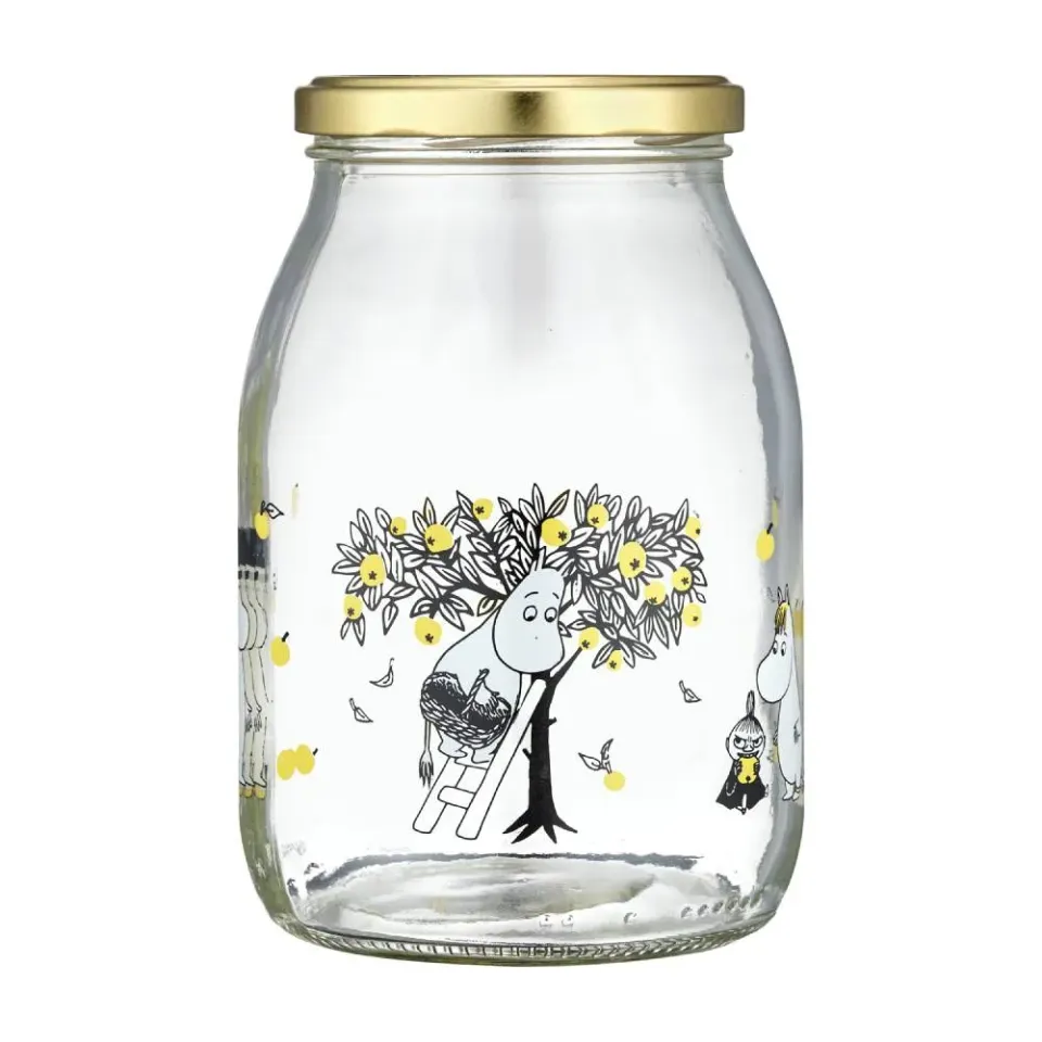 Moomintroll Apples bocal en verre 1 L pommes