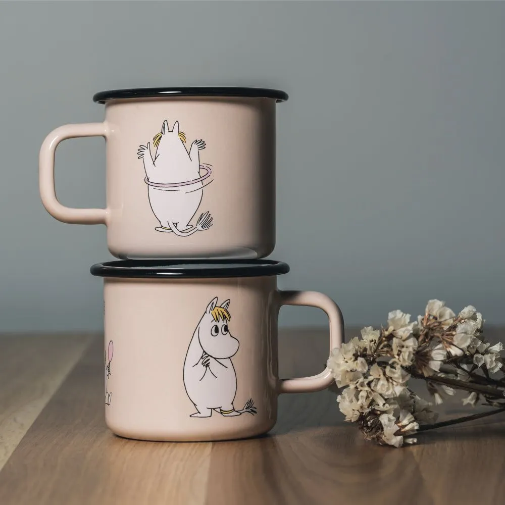 Moomintroll Snorkmaiden Retro mug émaillé