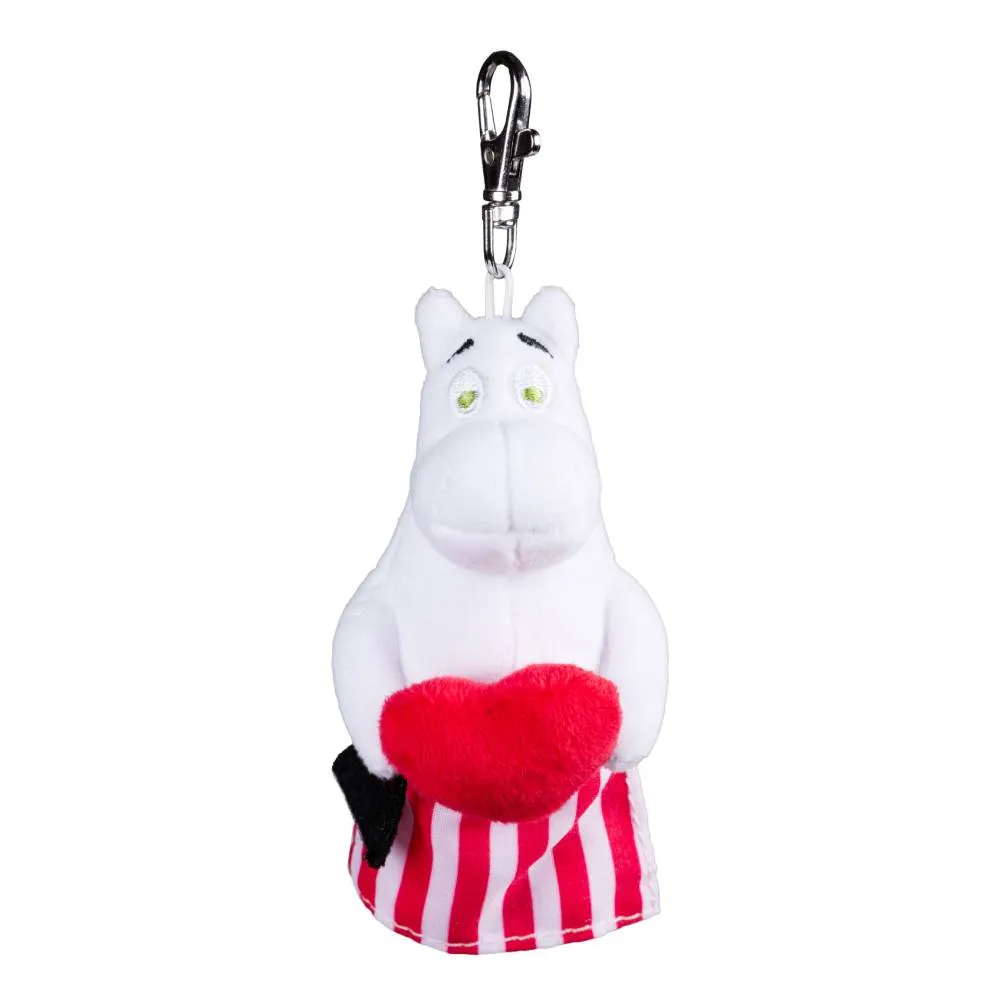 Moomintroll Moominmamma Cœur Porte-clés peluche 11 cm