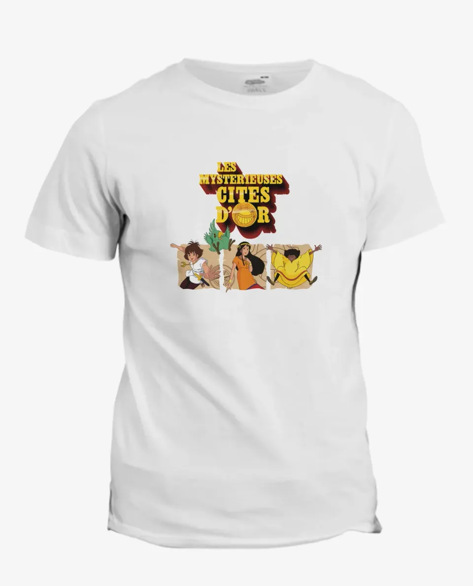 Pixgoodies Les Mystérieuses Cités d'or t-shirt coton Esteban