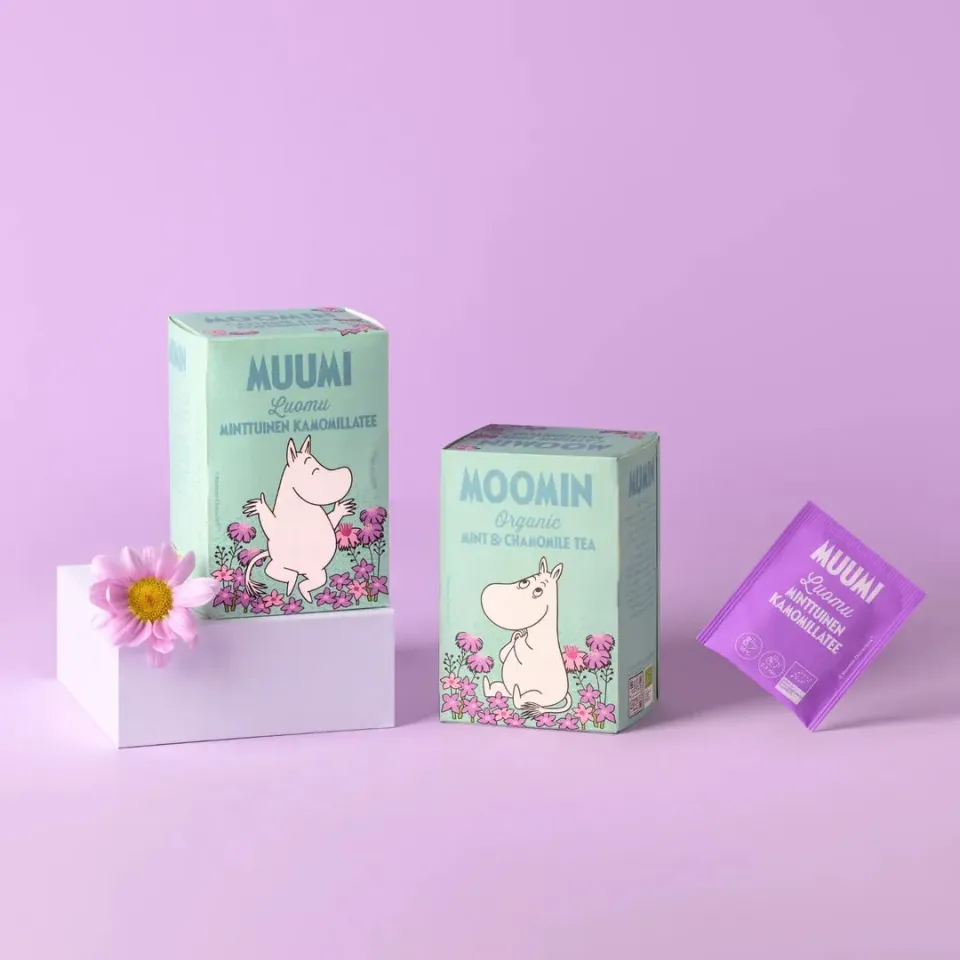 Moomintroll Organic Mint Chamomile thé bio menthe 20 sachets